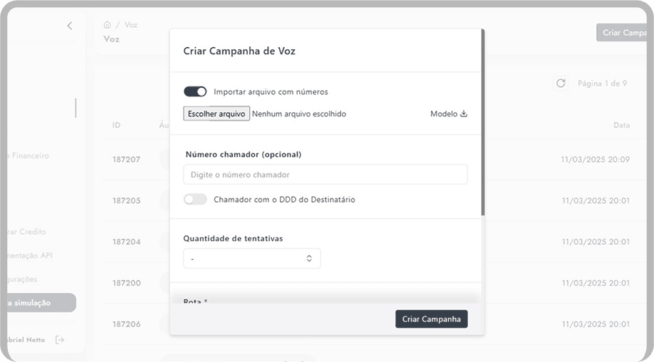 SMS Painel